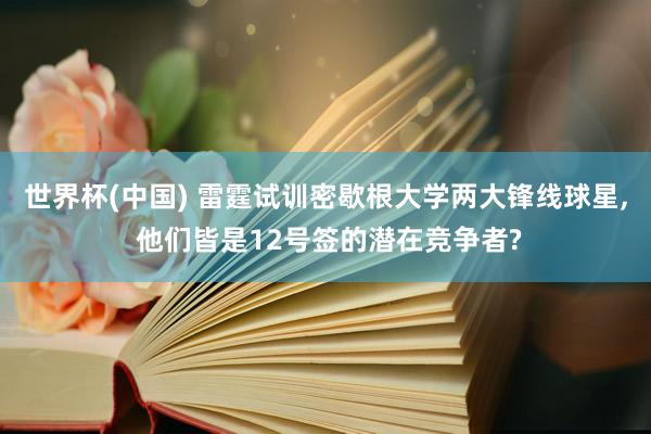 世界杯(中国) 雷霆试训密歇根大学两大锋线球星, 他们皆是12号签的潜在竞争者?