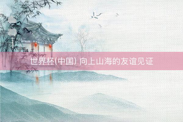 世界杯(中国) 向上山海的友谊见证